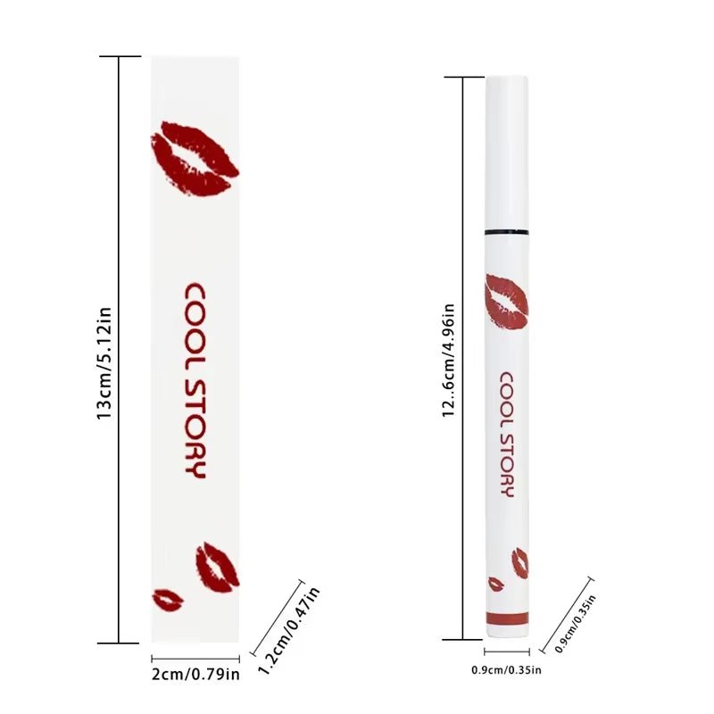Cool Story Matte Liquid Lip Liner Pencil – Long-Lasting, Smudge-Proof Lip Stick for Natural - Looking Lips - Cosmetics Store