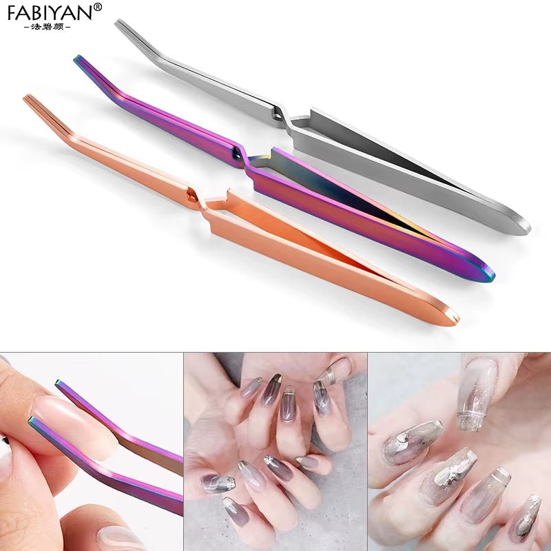 Nail Art Shaping Tweezers - Cosmetics Store