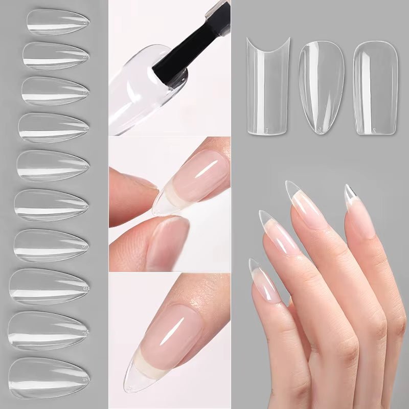 Press - On Coffin Gel Nails - Cosmetics Store