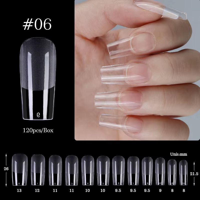Press - On Coffin Gel Nails - Cosmetics Store