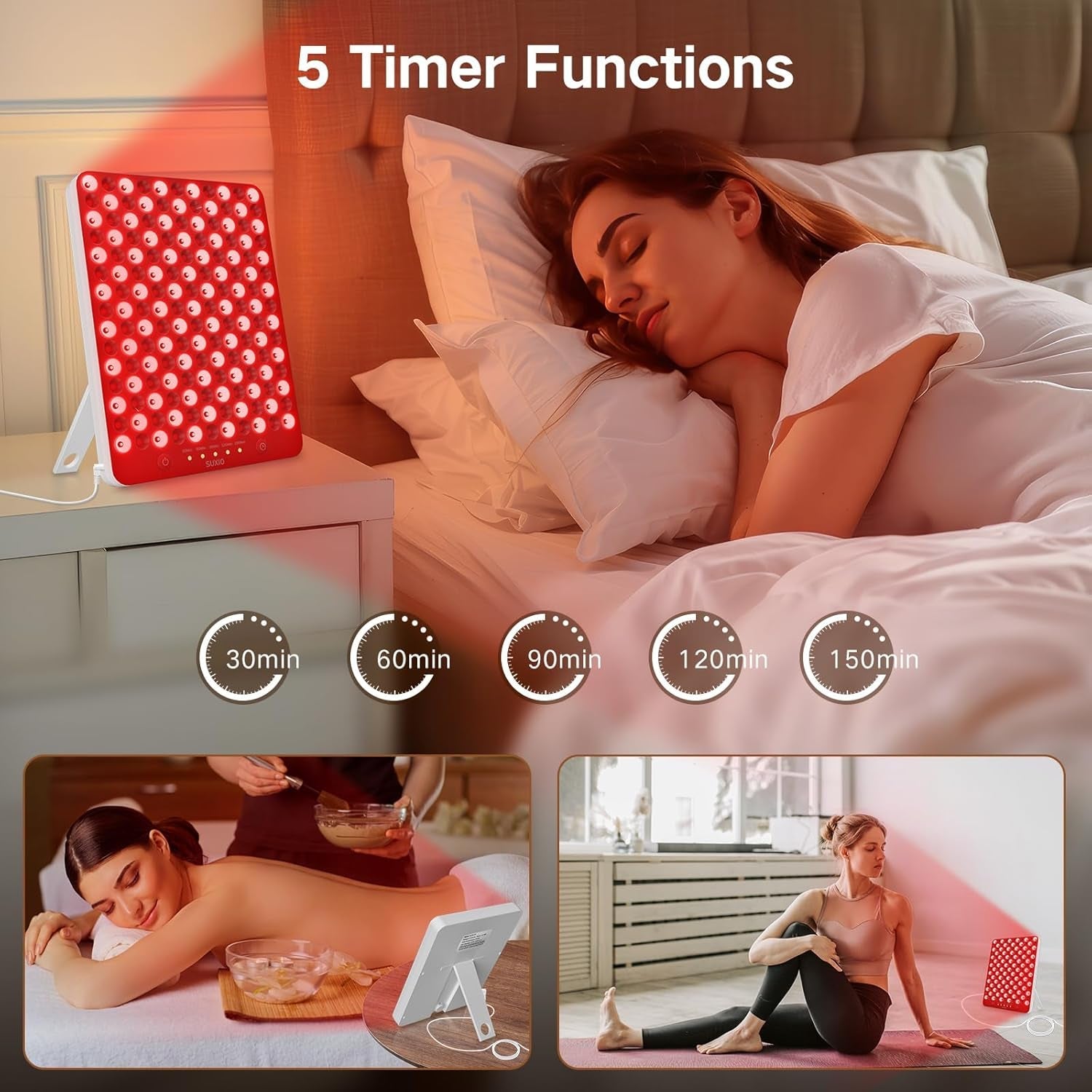 165 LED Red Light Therapy Panel - Cosmetics Store
