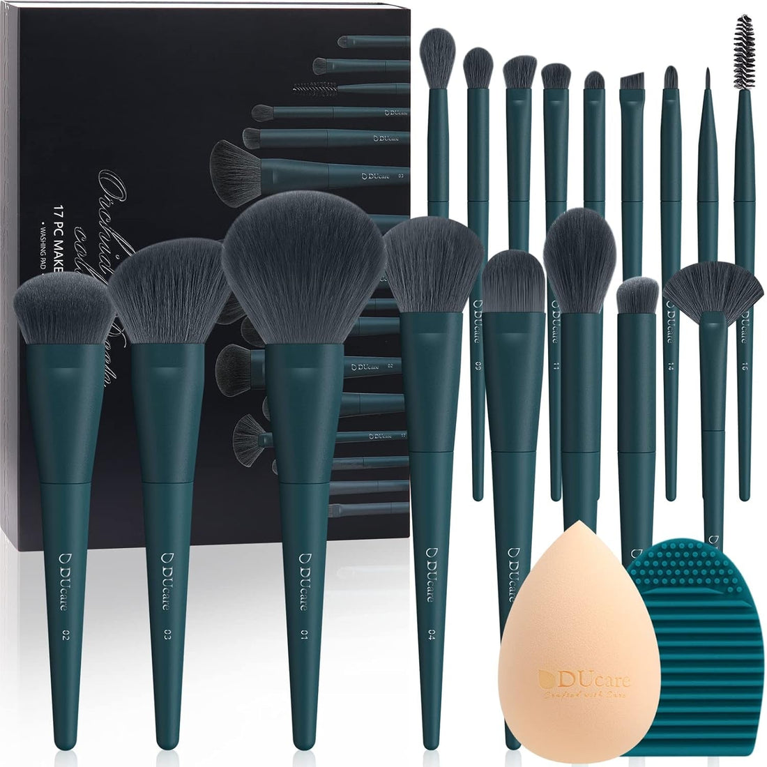 19 - Piece Makeup Brush Gift Set - Cosmetics Store