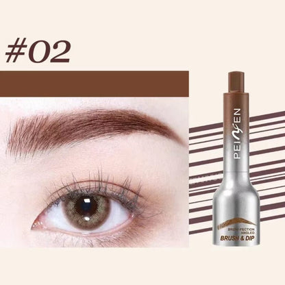 3D Dye Eyebrow Pencil – Waterproof, Smudge-Proof Brow Enhancer with Large Brush for Natural Brows - Cosmetics Store