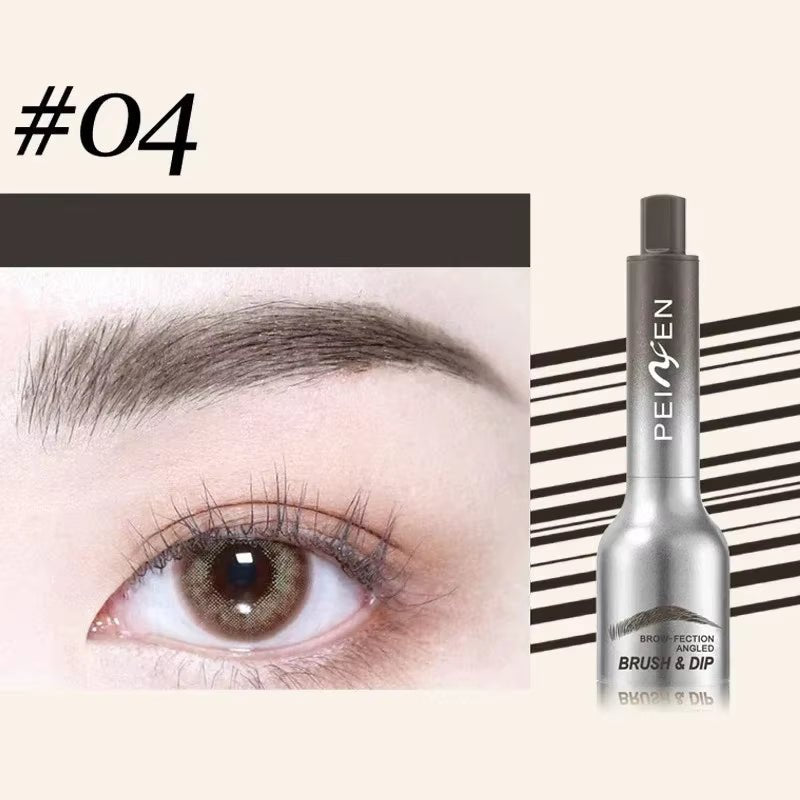 3D Dye Eyebrow Pencil – Waterproof, Smudge-Proof Brow Enhancer with Large Brush for Natural Brows - Cosmetics Store