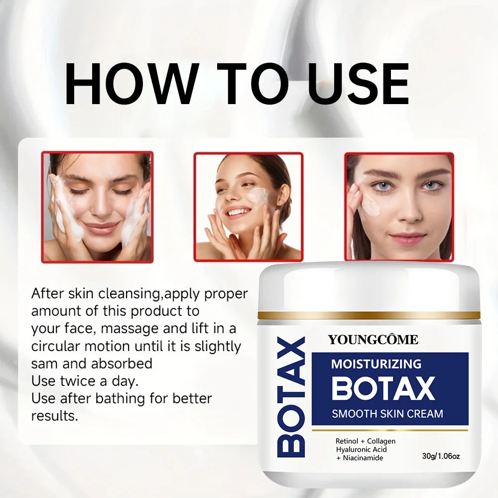 30G/60G BOTAX Face Cream Moisturizer and Locking Water anti Aging Skin Care Body Cream for Women Lifting and Firming Cream