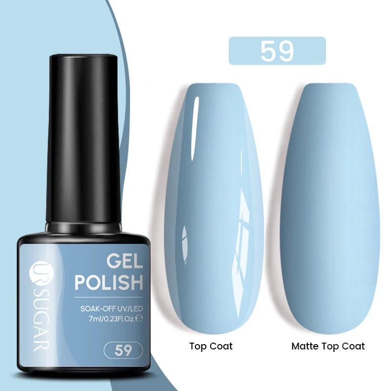 Sparkle and Shine: 7ml Champagne Gold Sequins Gel Nail Polish for Dazzling French Manicures