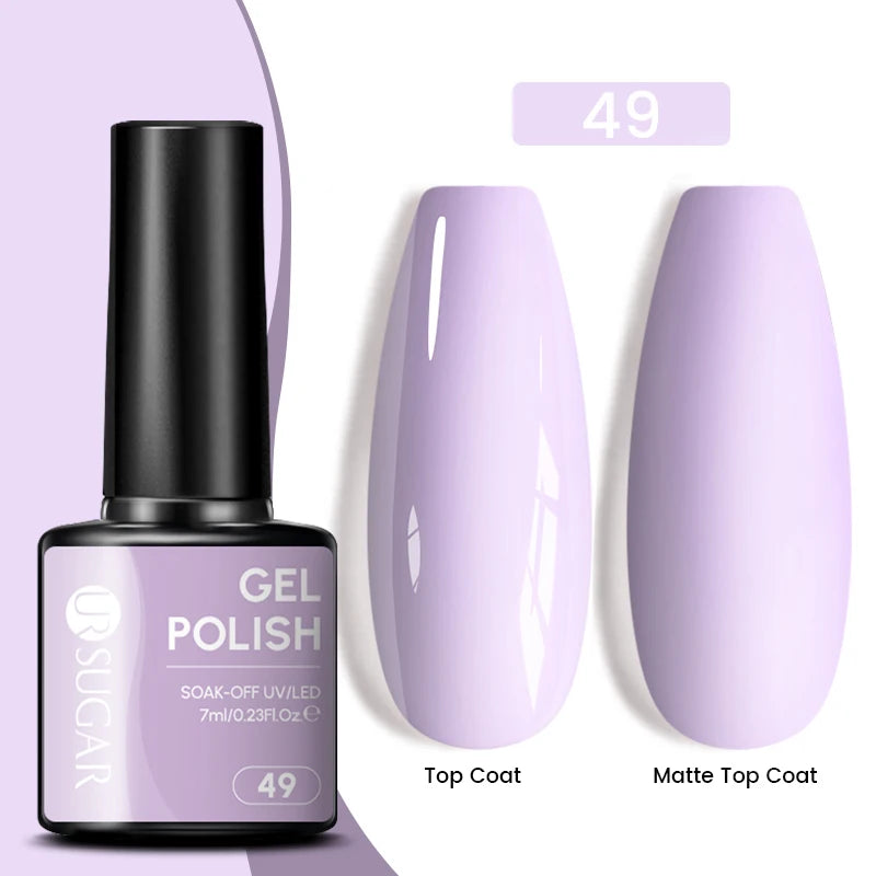 Sparkle and Shine: 7ml Champagne Gold Sequins Gel Nail Polish for Dazzling French Manicures