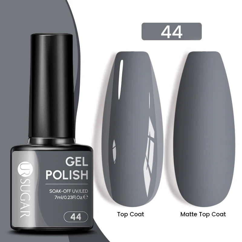 Sparkle and Shine: 7ml Champagne Gold Sequins Gel Nail Polish for Dazzling French Manicures