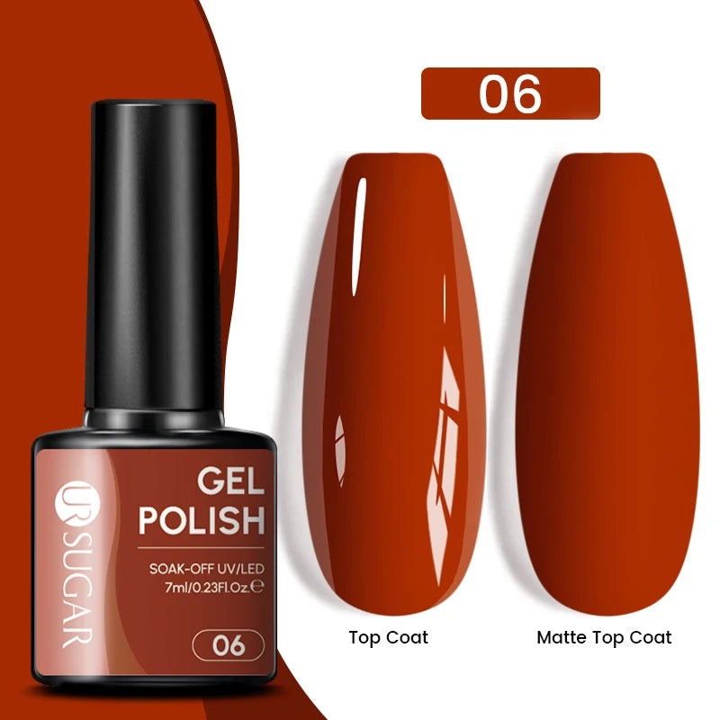 Sparkle and Shine: 7ml Champagne Gold Sequins Gel Nail Polish for Dazzling French Manicures