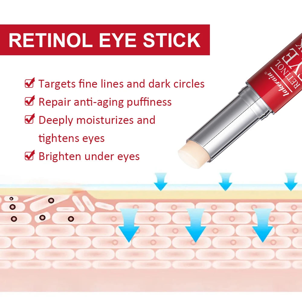 Revitalize Your Eyes with Our Retinol Eye Cream Stick - Brighten Dark Circles and Firm Skin Instantly!