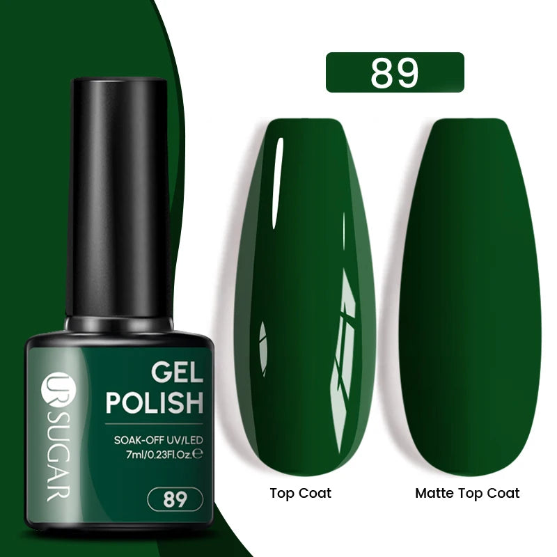 Sparkle and Shine: 7ml Champagne Gold Sequins Gel Nail Polish for Dazzling French Manicures