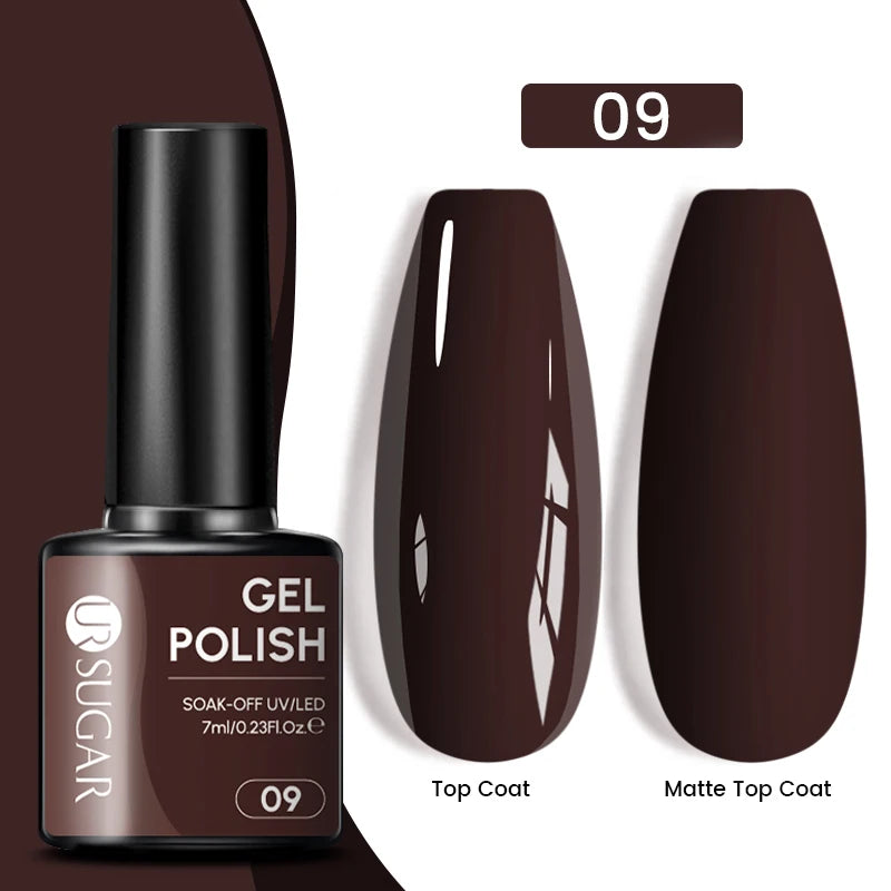 Sparkle and Shine: 7ml Champagne Gold Sequins Gel Nail Polish for Dazzling French Manicures