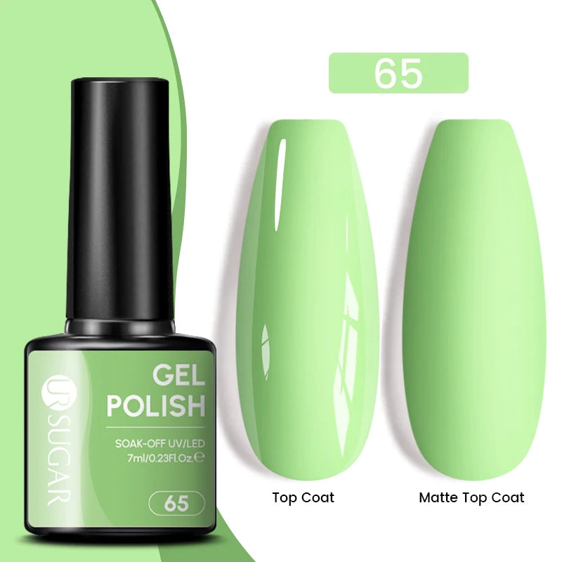 Sparkle and Shine: 7ml Champagne Gold Sequins Gel Nail Polish for Dazzling French Manicures