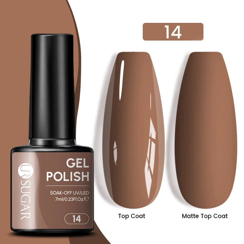 Sparkle and Shine: 7ml Champagne Gold Sequins Gel Nail Polish for Dazzling French Manicures