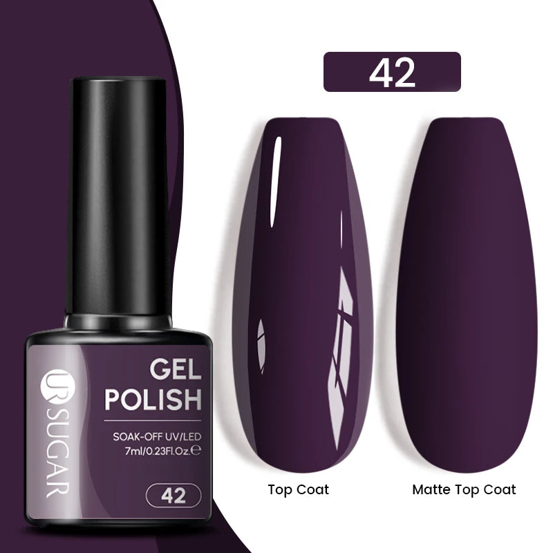 Sparkle and Shine: 7ml Champagne Gold Sequins Gel Nail Polish for Dazzling French Manicures