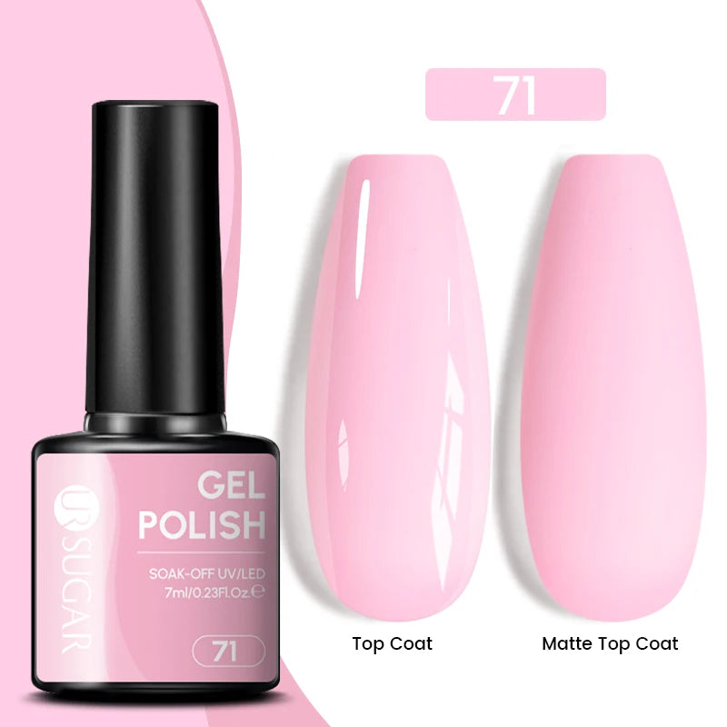 Sparkle and Shine: 7ml Champagne Gold Sequins Gel Nail Polish for Dazzling French Manicures