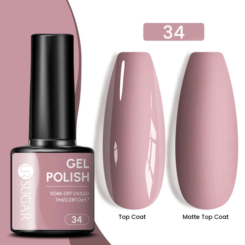 Sparkle and Shine: 7ml Champagne Gold Sequins Gel Nail Polish for Dazzling French Manicures