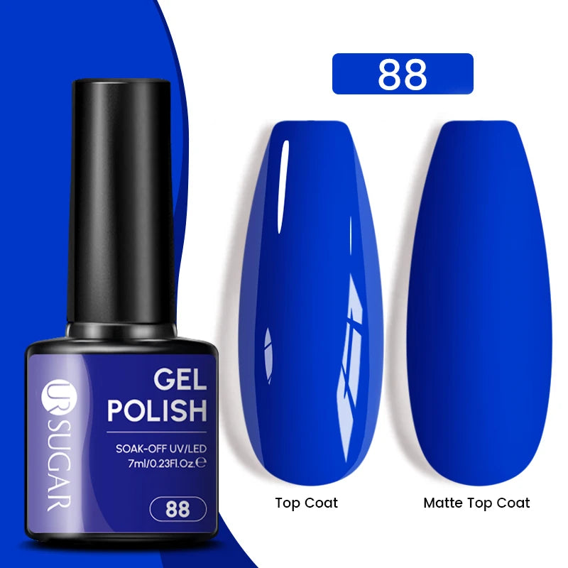Sparkle and Shine: 7ml Champagne Gold Sequins Gel Nail Polish for Dazzling French Manicures
