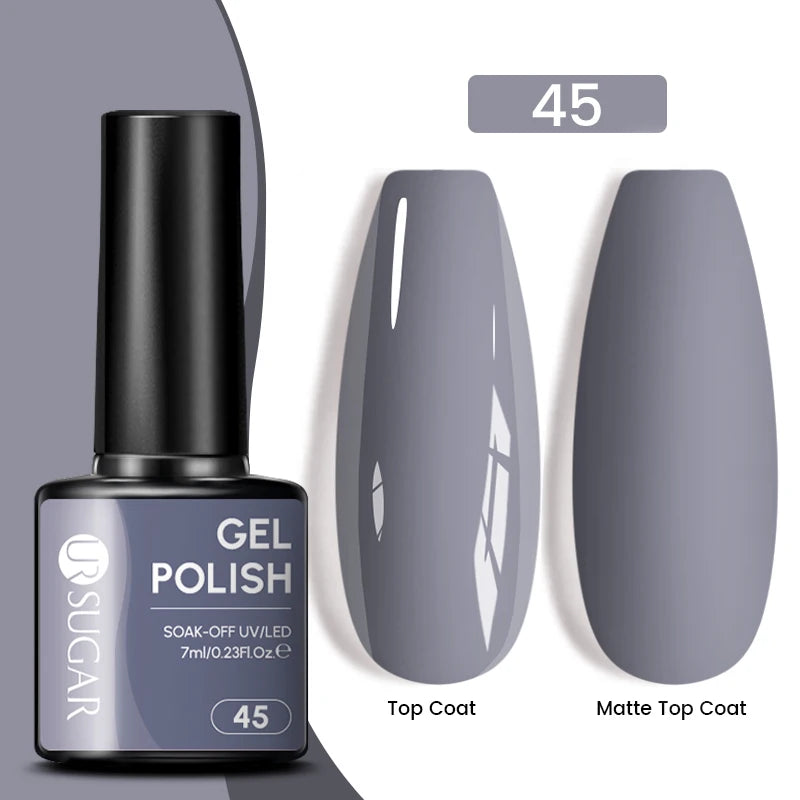 Sparkle and Shine: 7ml Champagne Gold Sequins Gel Nail Polish for Dazzling French Manicures