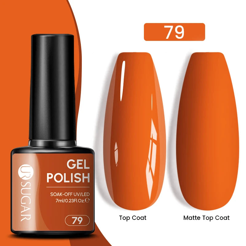 Sparkle and Shine: 7ml Champagne Gold Sequins Gel Nail Polish for Dazzling French Manicures