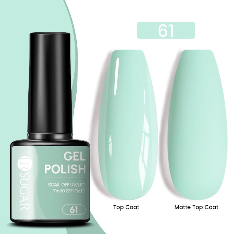 Sparkle and Shine: 7ml Champagne Gold Sequins Gel Nail Polish for Dazzling French Manicures