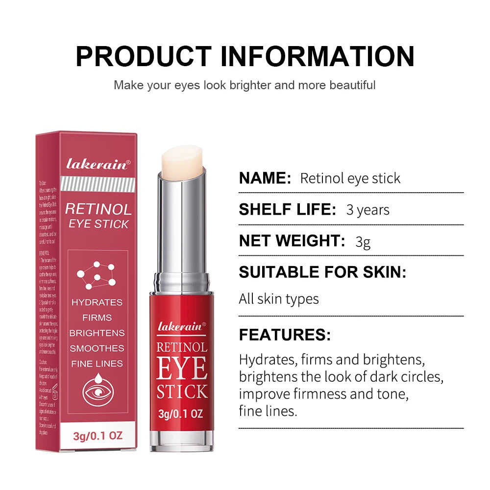 Revitalize Your Eyes with Our Retinol Eye Cream Stick - Brighten Dark Circles and Firm Skin Instantly!