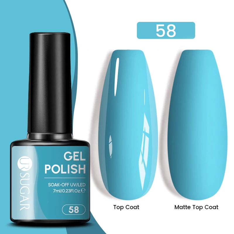 Sparkle and Shine: 7ml Champagne Gold Sequins Gel Nail Polish for Dazzling French Manicures