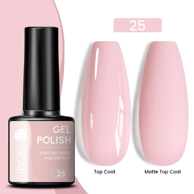 Sparkle and Shine: 7ml Champagne Gold Sequins Gel Nail Polish for Dazzling French Manicures