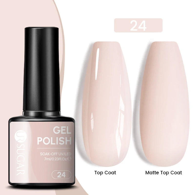 Sparkle and Shine: 7ml Champagne Gold Sequins Gel Nail Polish for Dazzling French Manicures