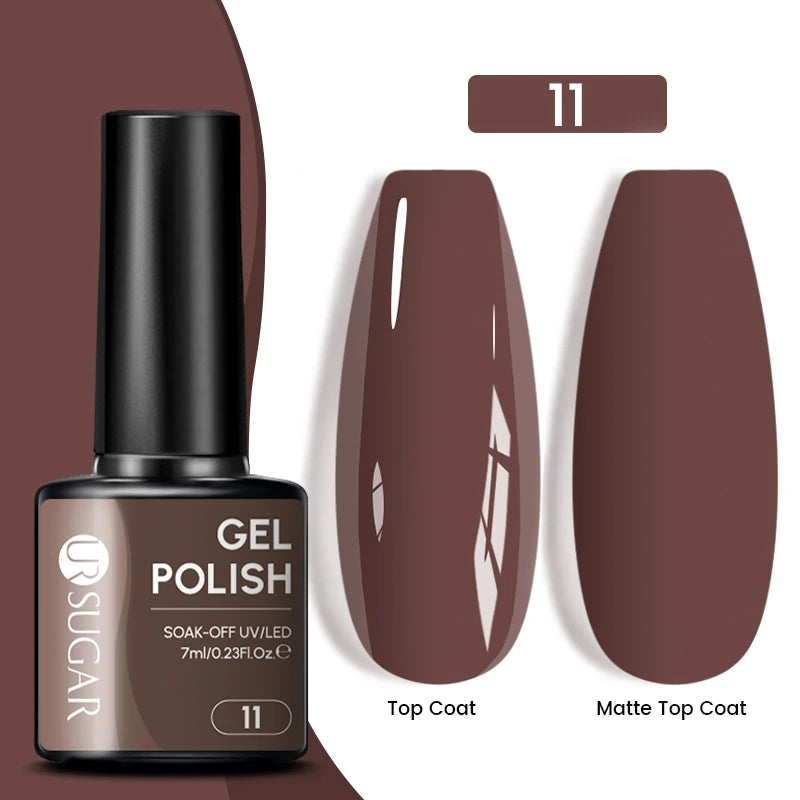 Sparkle and Shine: 7ml Champagne Gold Sequins Gel Nail Polish for Dazzling French Manicures