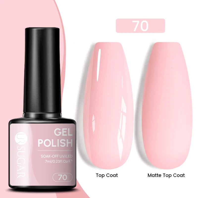 Sparkle and Shine: 7ml Champagne Gold Sequins Gel Nail Polish for Dazzling French Manicures