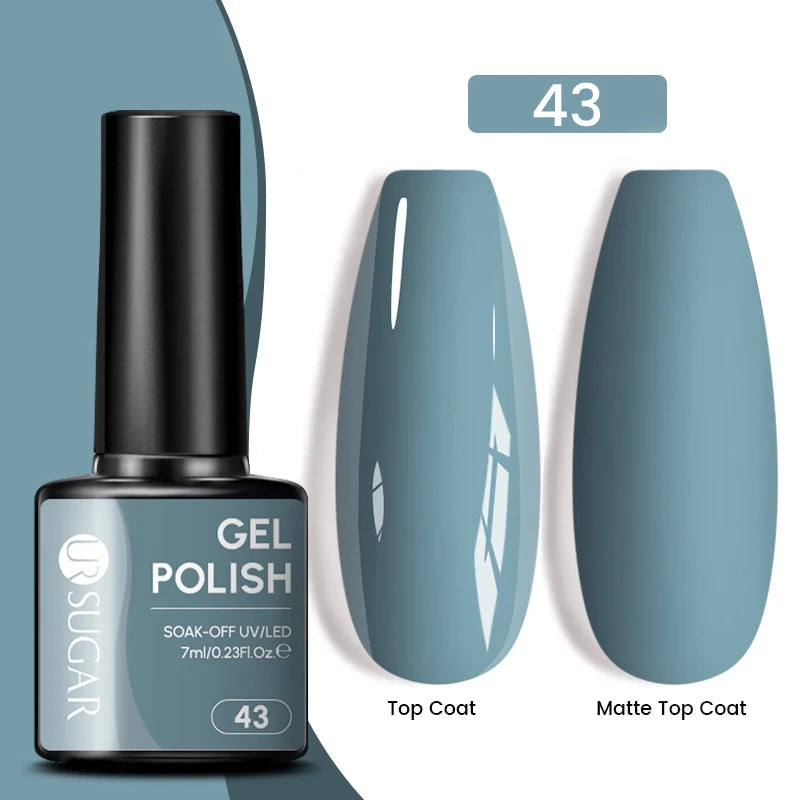 Sparkle and Shine: 7ml Champagne Gold Sequins Gel Nail Polish for Dazzling French Manicures
