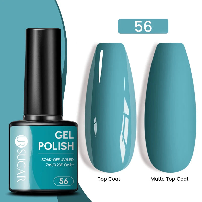 Sparkle and Shine: 7ml Champagne Gold Sequins Gel Nail Polish for Dazzling French Manicures