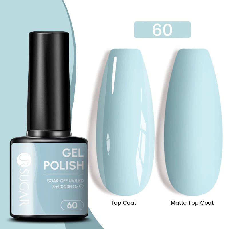 Sparkle and Shine: 7ml Champagne Gold Sequins Gel Nail Polish for Dazzling French Manicures
