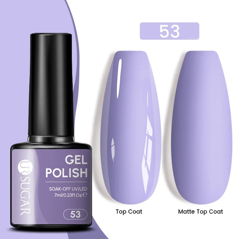 Sparkle and Shine: 7ml Champagne Gold Sequins Gel Nail Polish for Dazzling French Manicures