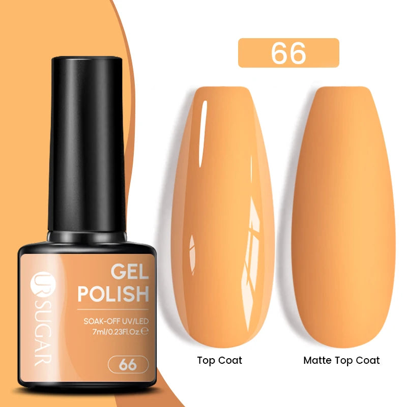 Sparkle and Shine: 7ml Champagne Gold Sequins Gel Nail Polish for Dazzling French Manicures