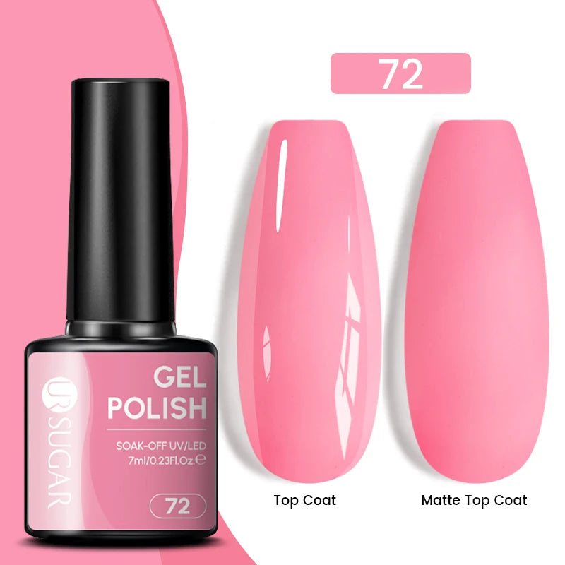 Sparkle and Shine: 7ml Champagne Gold Sequins Gel Nail Polish for Dazzling French Manicures