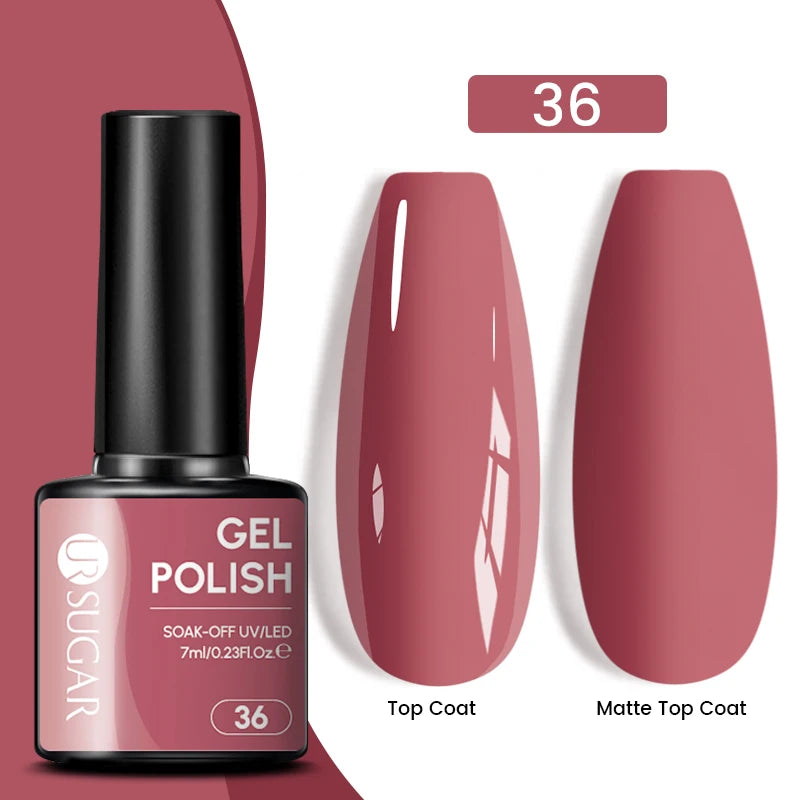 Sparkle and Shine: 7ml Champagne Gold Sequins Gel Nail Polish for Dazzling French Manicures