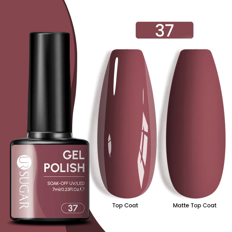 Sparkle and Shine: 7ml Champagne Gold Sequins Gel Nail Polish for Dazzling French Manicures