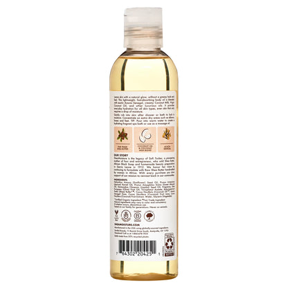 Daily Hydration Body Oil Virgin Coconut Oil for Dry Skin, 8 Oz - Cosmetics Store