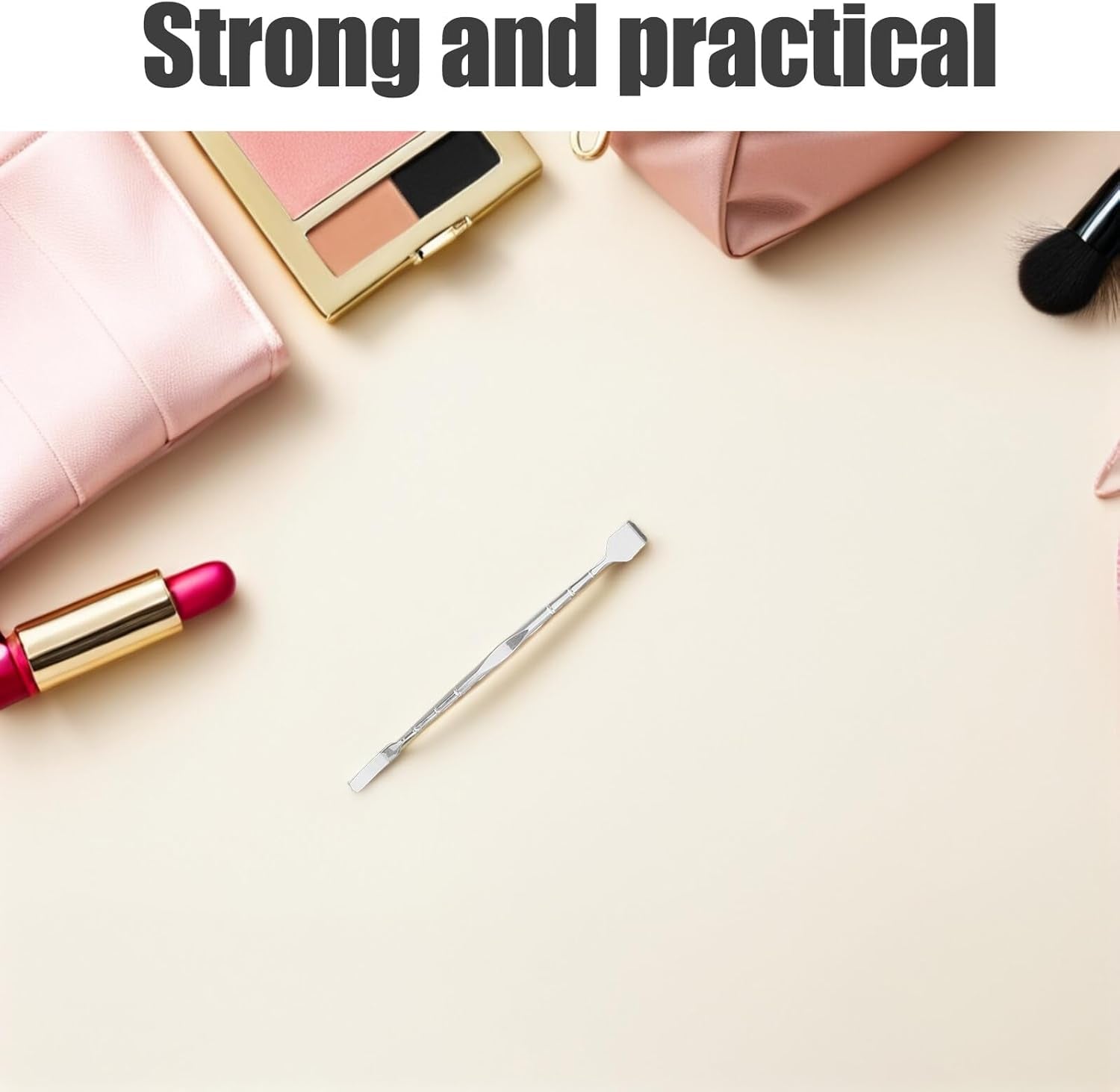 Stainless Steel Blackhead Scraper Pore Scraper Nose and Face Tool 5.66 Inch with Comfortable Grip for Safe Blackhead Removal and Facial Skin Care