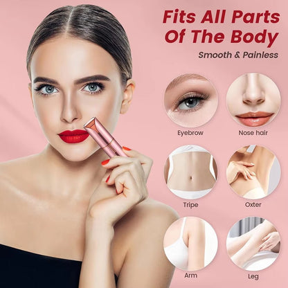 Electric Facial Hair Remover for Women Portable Painless Rechargeable Mini Epilator Lady Shaver for Lips - Cosmetics Store