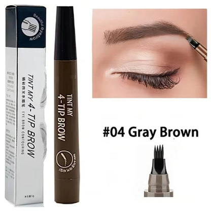 GlamDefine™ 4-in-1 Waterproof Makeup Pen – Eyeliner, Eyebrow, Contour &amp; Lip Liner all in one - Cosmetics Store