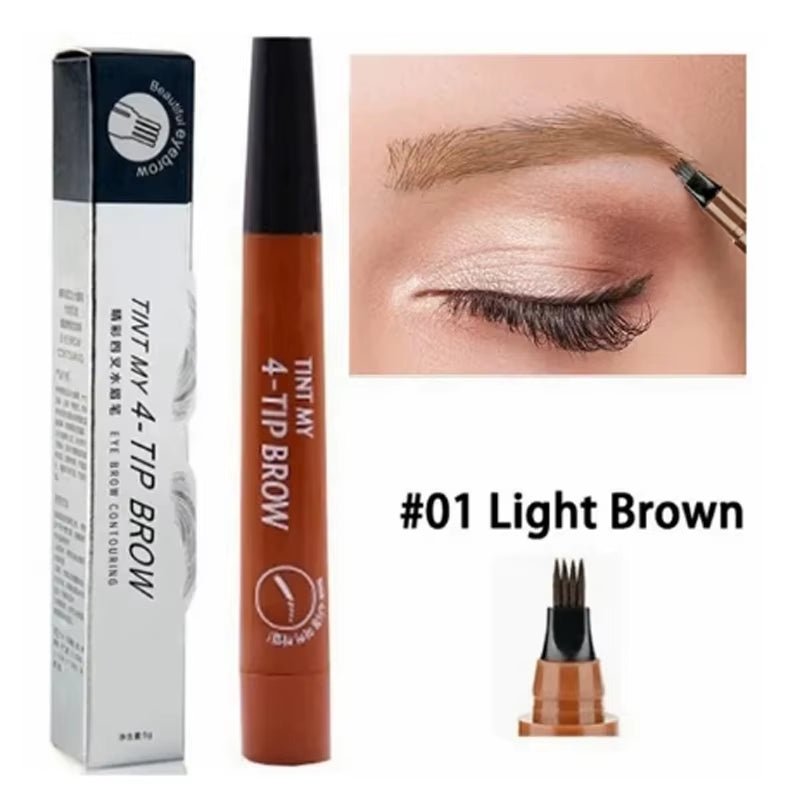 GlamDefine™ 4-in-1 Waterproof Makeup Pen – Eyeliner, Eyebrow, Contour &amp; Lip Liner all in one - Cosmetics Store