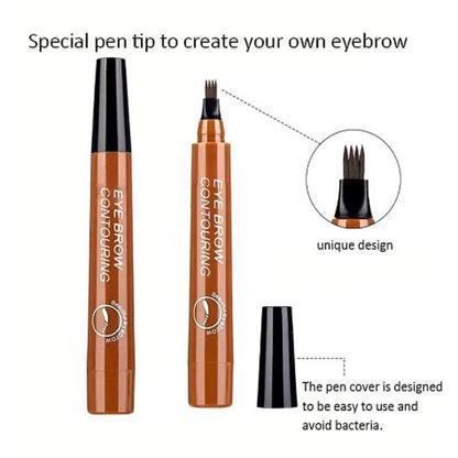 GlamDefine™ 4-in-1 Waterproof Makeup Pen – Eyeliner, Eyebrow, Contour &amp; Lip Liner all in one - Cosmetics Store