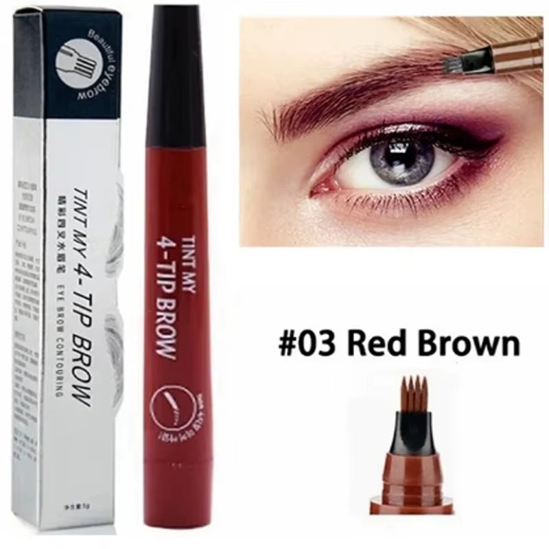 GlamDefine™ 4-in-1 Waterproof Makeup Pen – Eyeliner, Eyebrow, Contour &amp; Lip Liner all in one - Cosmetics Store