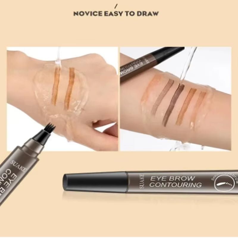 GlamDefine™ 4-in-1 Waterproof Makeup Pen – Eyeliner, Eyebrow, Contour &amp; Lip Liner all in one - Cosmetics Store
