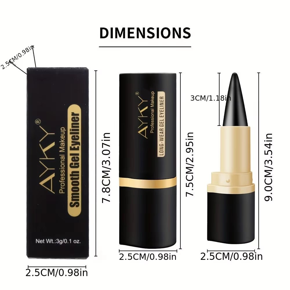 GlideLine™ by AYKY – Matte Glitter Waterproof Eyeliner Balm - Cosmetics Store