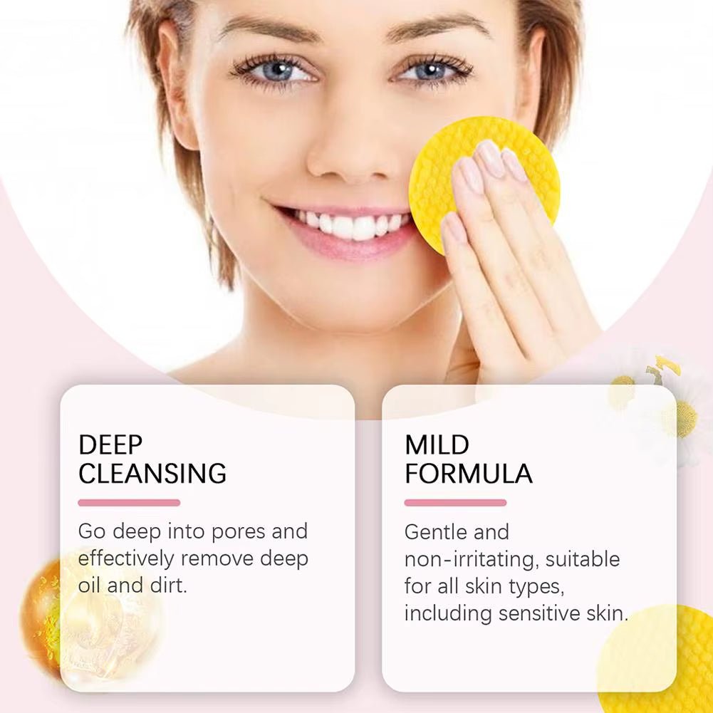 GlowClean™ Kojic Acid &amp; Turmeric Exfoliating Pads – 40/50Pcs Daily Facial Cleansing &amp; Skin Care - Cosmetics Store