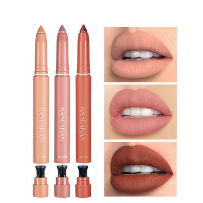 LuxeLip Vault™ by Handayan – 12 Matte Nude &amp; Pink Shades for All - Day Perfection - Cosmetics Store